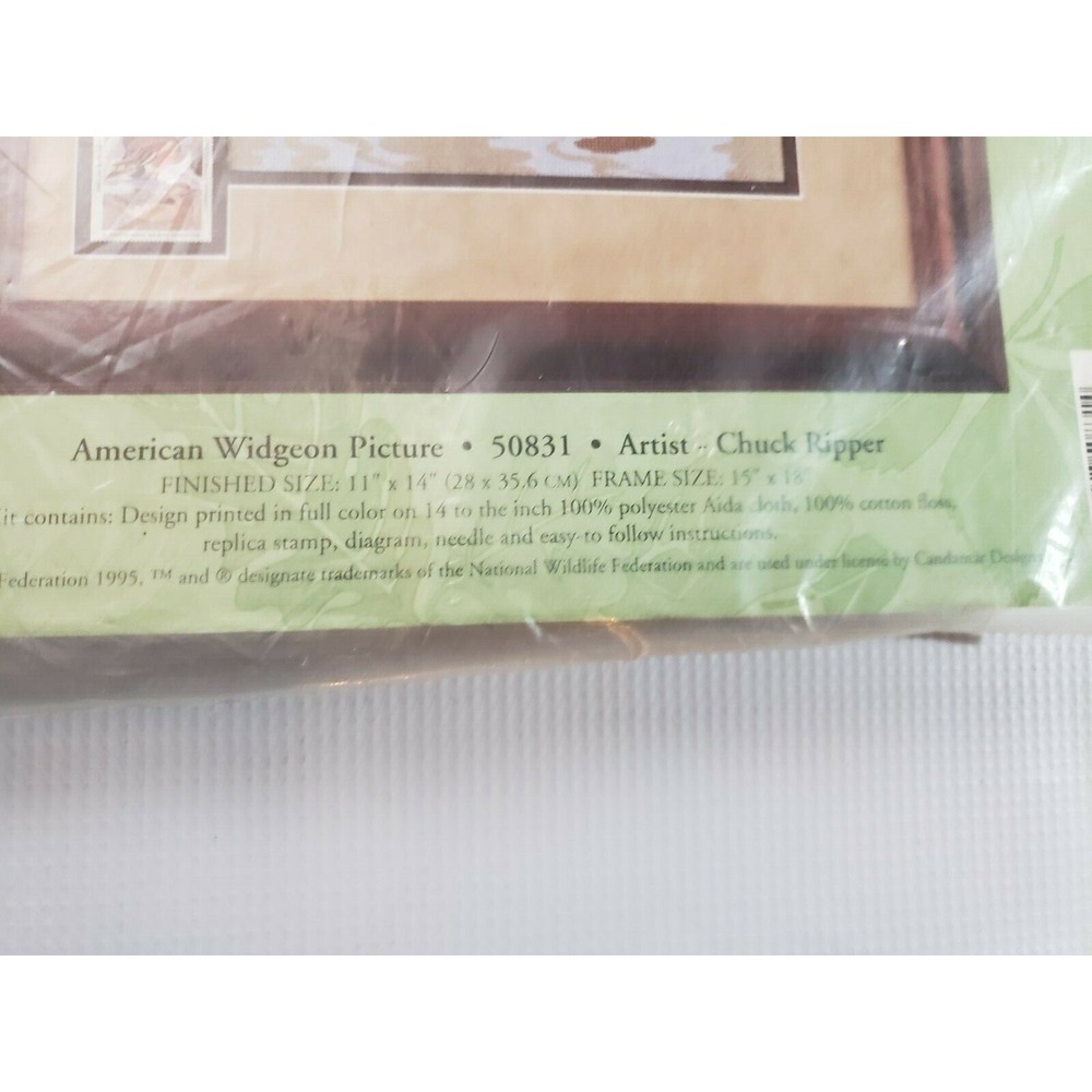 VINTAGE Cadamar Designs Natures Wonder Cross Stitch Kit American Widgeon NEW - Picture 4 of 5